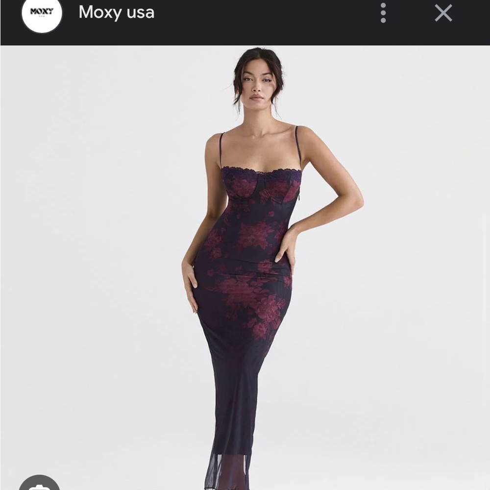 Dark Femme Retro Maxi dress